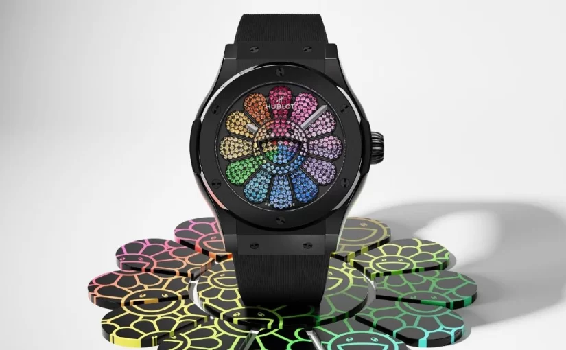 UK Swiss Made Replica Hublot & Takashi Murakami Present the Unique Classic Fusion Takashi Murakami Black Ceramic For Phillips’ Toki: Watch Auction